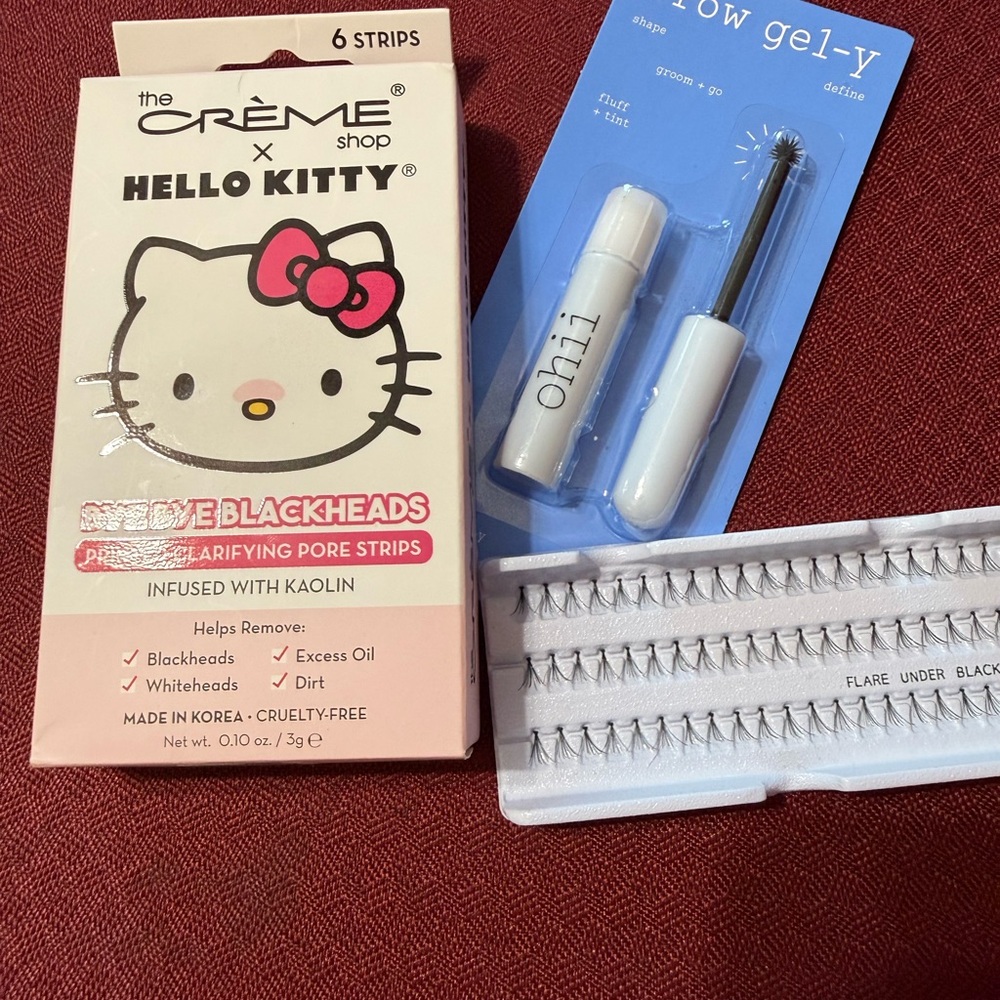 Hello Kitty Pink Pore Strips with Kaolin